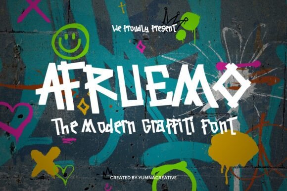 Afruemo Font for Bold Branding and Eye-Catching Campaigns