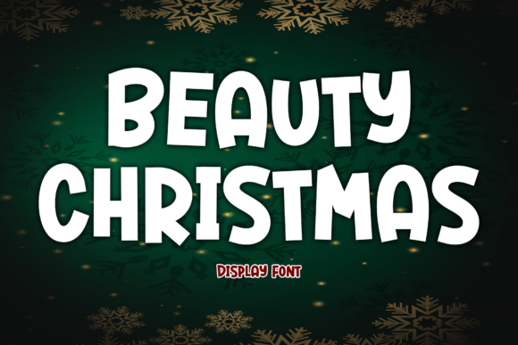 Beauty Christmas: A Versatile Display Font for Elegant Design