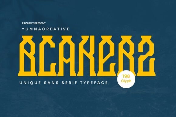 Blakerz: A Bold Sans Serif for Handmade Creators and Designers