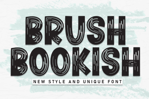 Brush Bookish: A Quirky Display Font for Web Design Projects