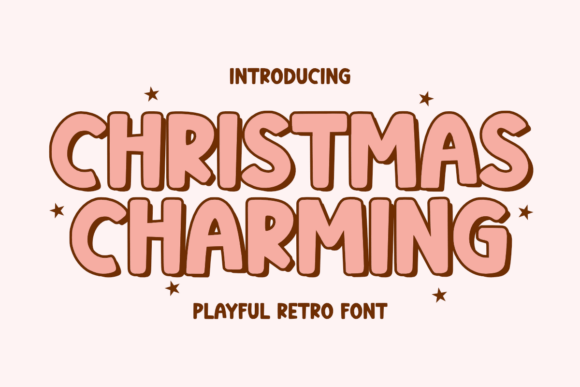 Christmas Charming Font for Festive Campaign Designs