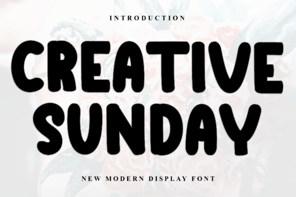 Creative Sunday Font for Modern Web Design