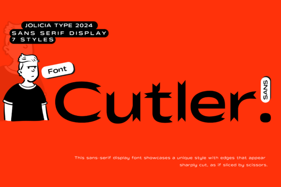 Cutler: The Bold Display Font for Eye-Catching Campaigns