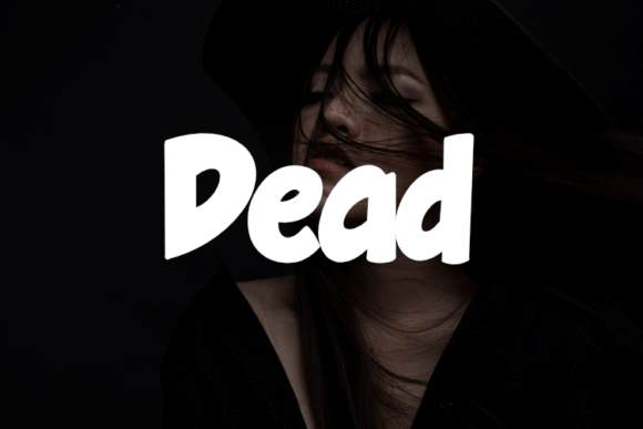 Dead Font for Bold Digital Branding