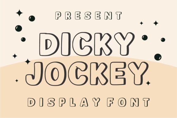 Dicky Jockey: A Playful Display Font for Bright, Fun Branding