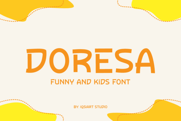 Doresa: A Playful Font for Kids-Friendly Content