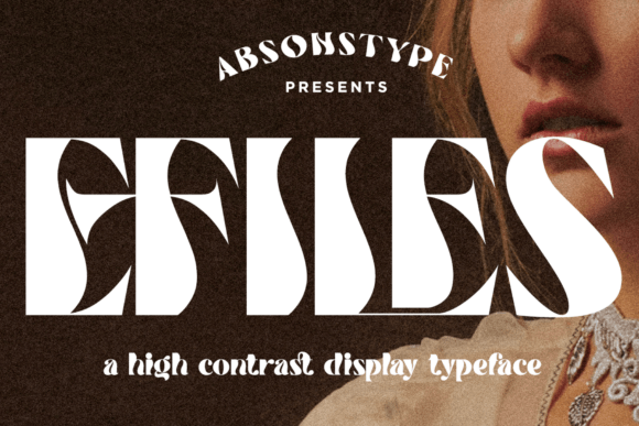 Efiles: A Bold Display Font for Creative Branding