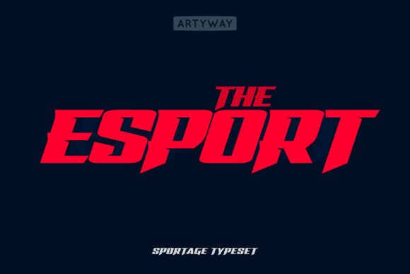 Esport Font for High-Energy Branding Projects