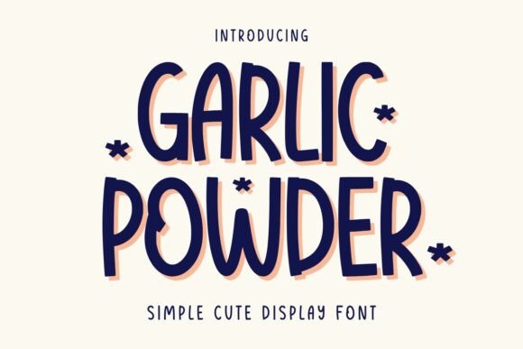 Garlic Powder Font for Eye-Catching Campaign Designs