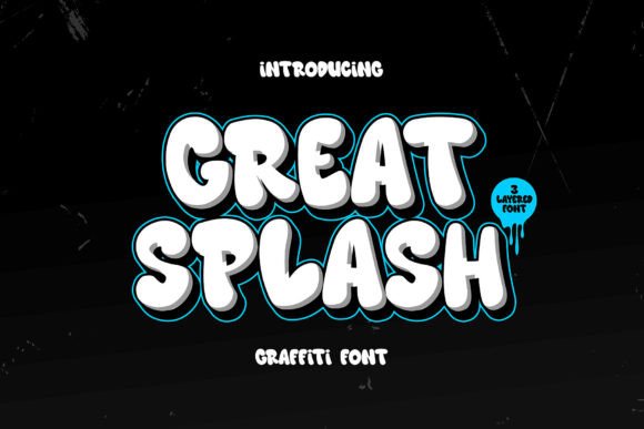 Great Splash: A Bold Display Font for Urban Editorial Design