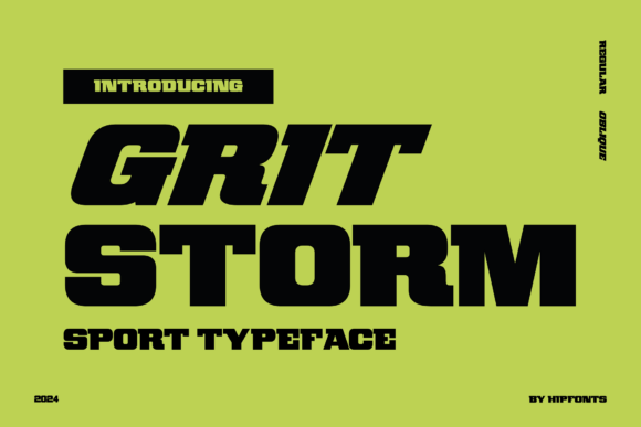 Gritstorm: The Bold Display Font That Elevates Handmade Creations