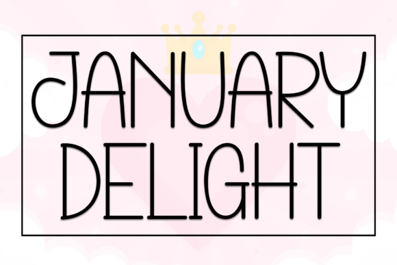 January Delight: A Sporty Handwritten Font for Creative Projects