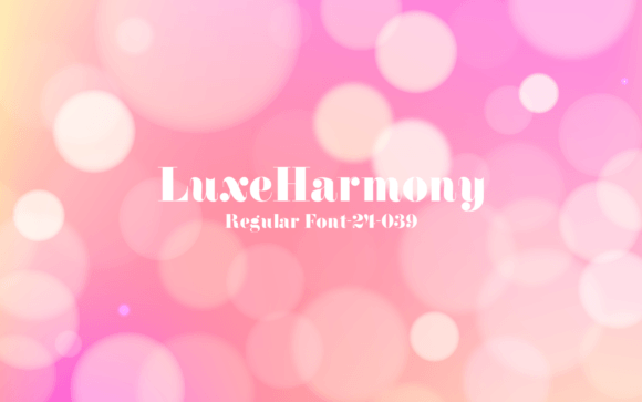 Luxe Harmony Font for Timeless Branding Projects