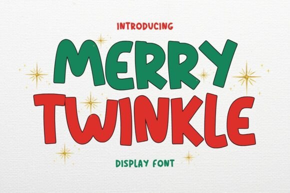 Merry Twinkle for Bold and Playful Typography