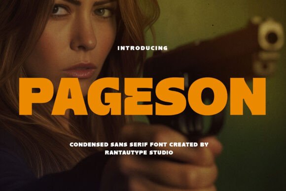 Pageson: A Bold Display Font for Strong Editorial Impact
