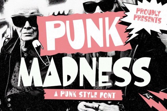 Punk Madness Font for Bold Creative Projects