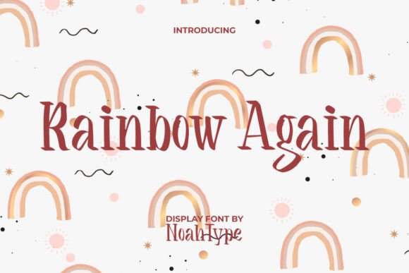 Rainbow Again Font for Vibrant Web Design