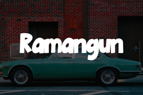 Ramangun: A Display Font That Elevates Branding Projects