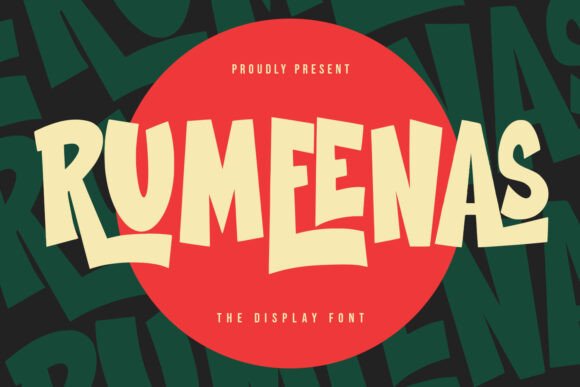Rumeenas - A Bold Display Font for Handmade Creations