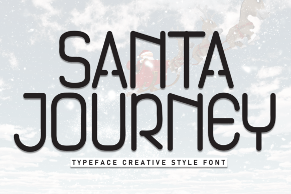 Santa Journey Font for Whimsical Web Design