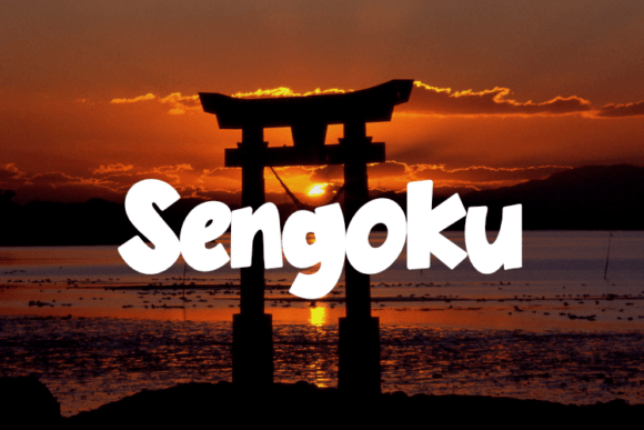 Sengoku: A Fashionable Display Font for Creative Makers