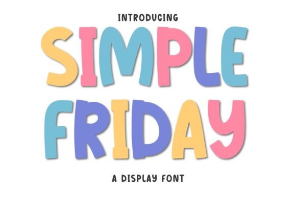 Simple Friday Font for Professional Branding and Creative Design