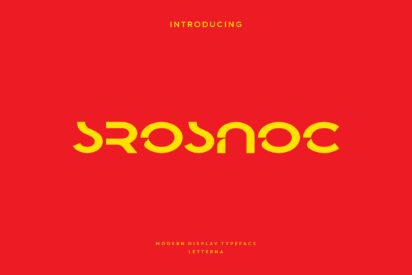 Srosnoc: A Display Font That Elevates Your Brand’s Visual Identity