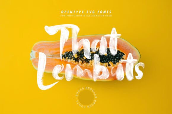 That Lembuts: A Hand-Painted Display Font for Editorial Design