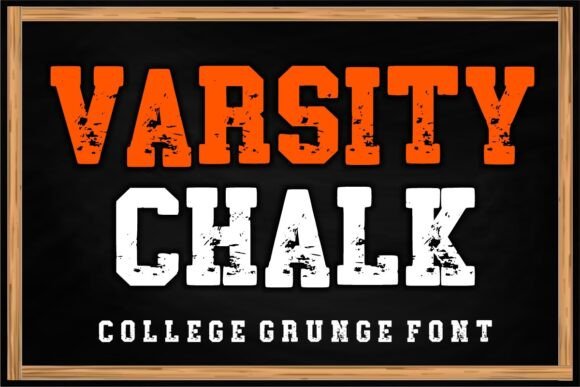 Varsity Chalk: A Bold Display Font for Creative Campaigns