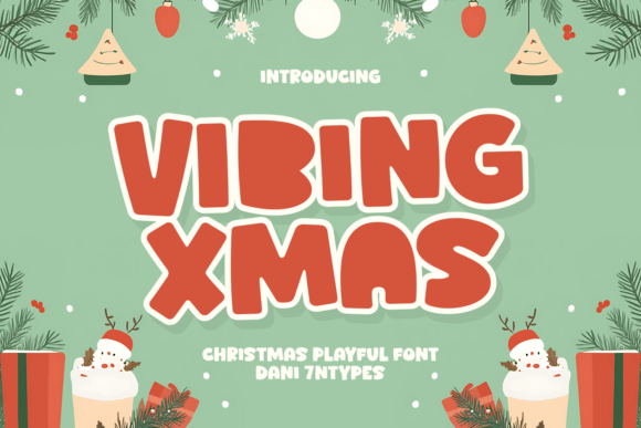 Vibing Xmas Font for Festive Branding and Holiday Designs