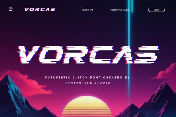 Vorcas: A Futuristic Font for Creative Designers