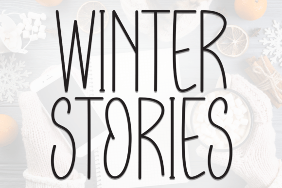 Winter Stories: A Handwritten Font for Warmth and Charm