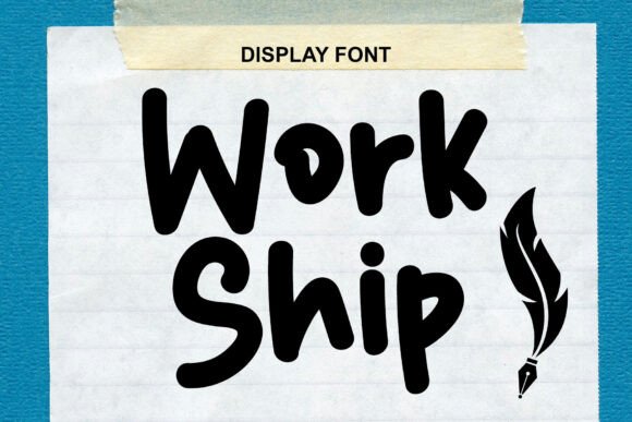 Workship: A Handwritten Font That Elevates Branding